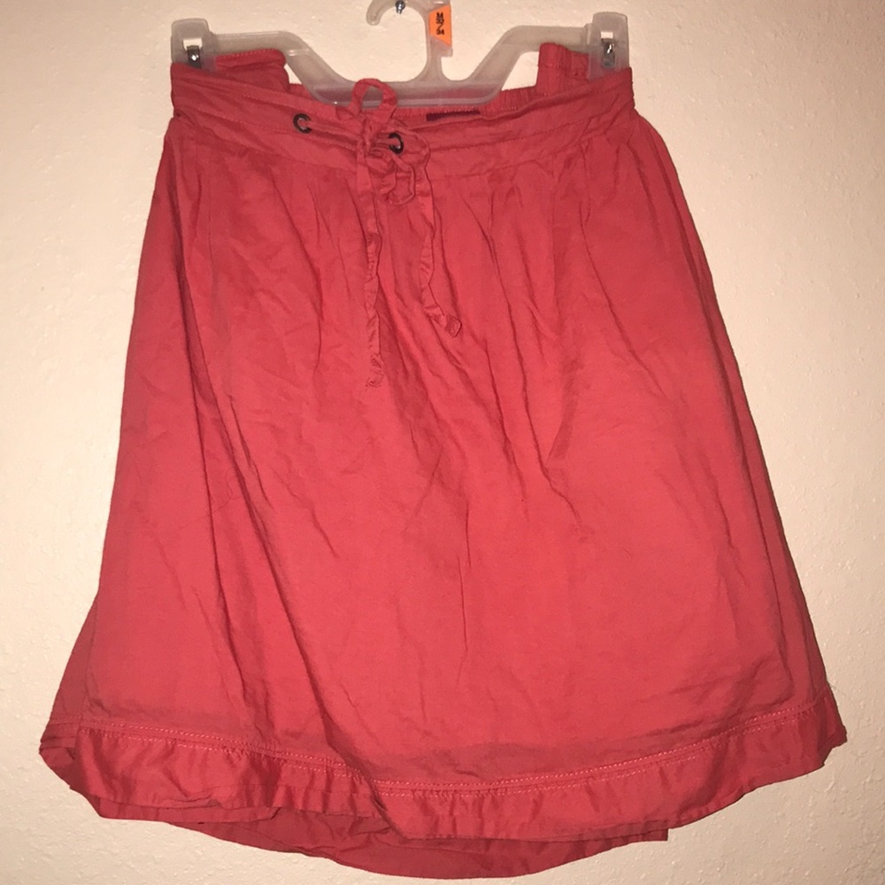 Coral midi skirt XL